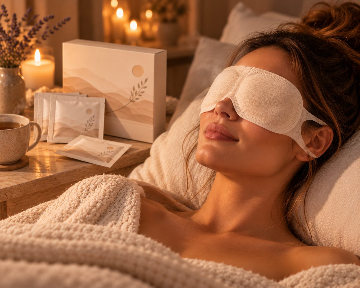 Le masque porté, boucles derrière les oreilles